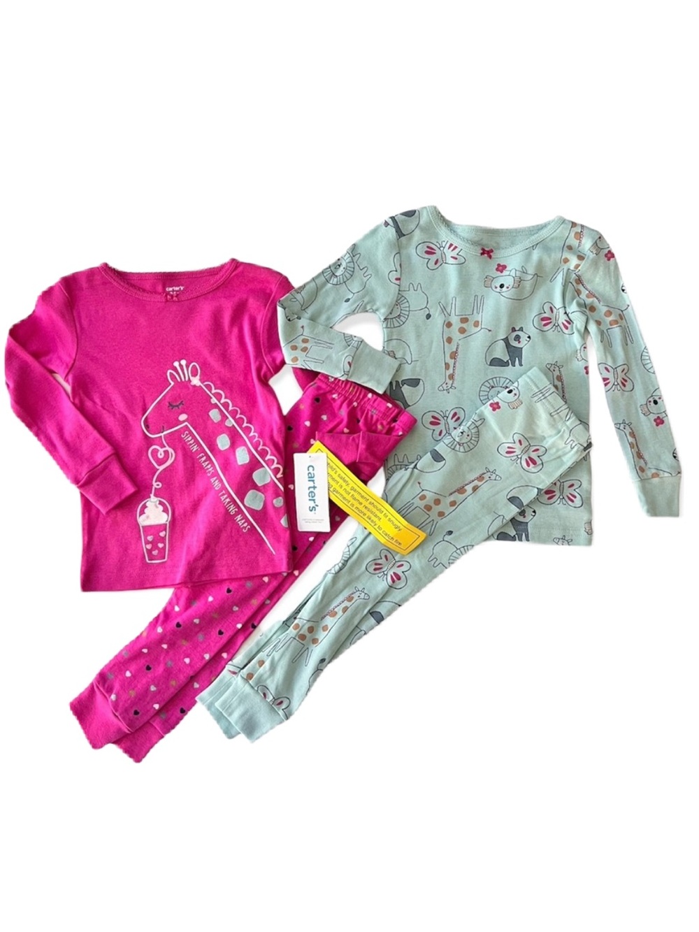 Carter’s jungle pajama bundle